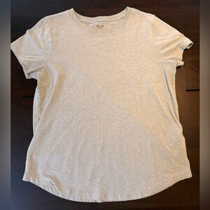 Madewell Grey Crew Neck T-Shirt (M)